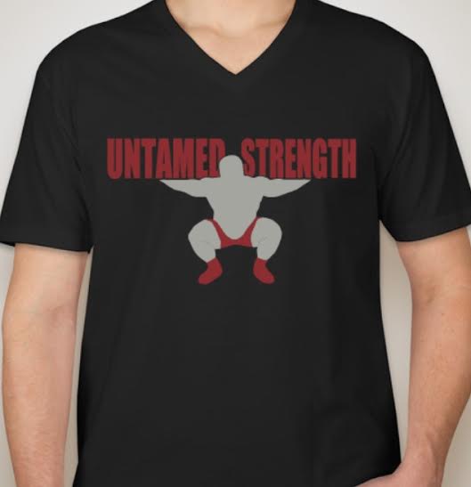 Untamed Strength Men’s V-Neck T-Shirt